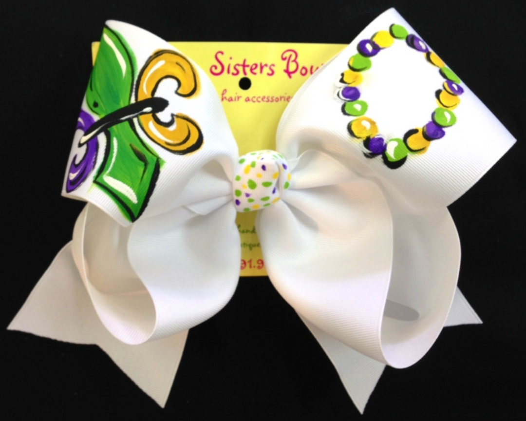 Two Sisters Bows - Mardi Gras Bows