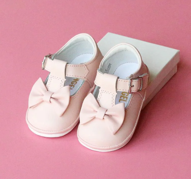 Minnie Pink Bow Leather Mary Jane - L'Amour