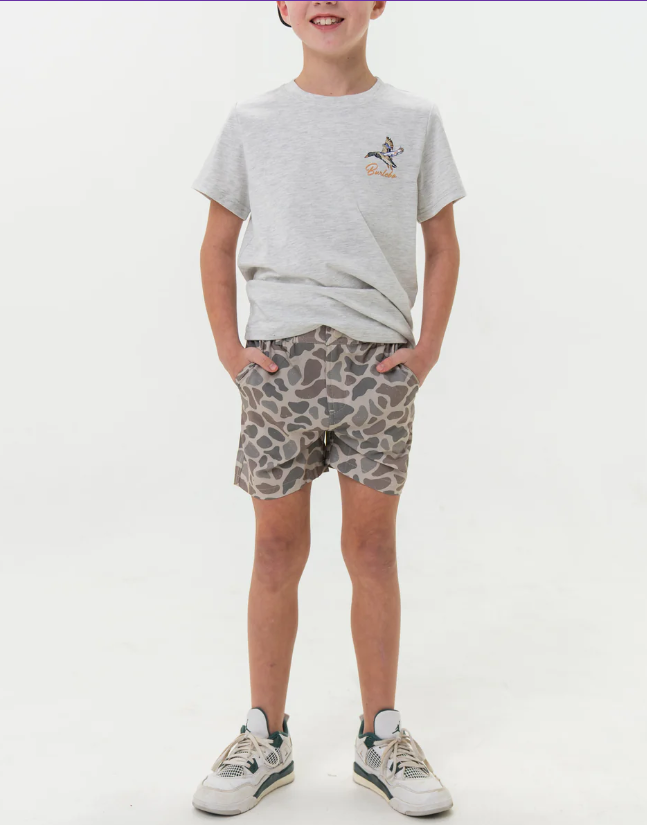 Deer Camo Youth Everyday Short - Burlebo