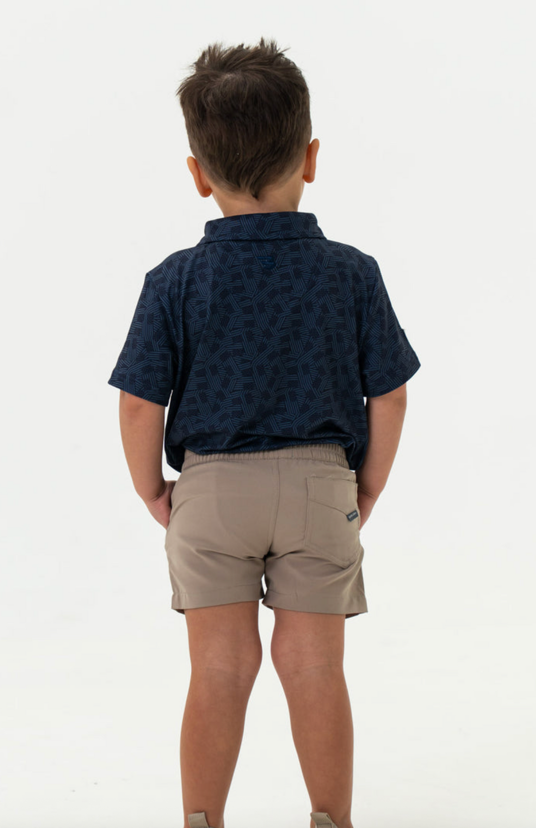 Stars and Stripes Navy Polo - Burlebo