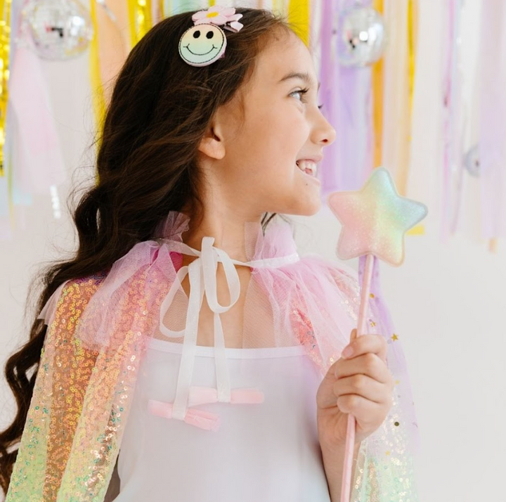 Rainbow Sequin Cape - Sweet Wink