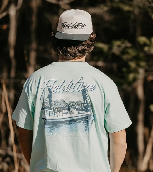Youth Poling Skiff T-Shirt - Fieldstone