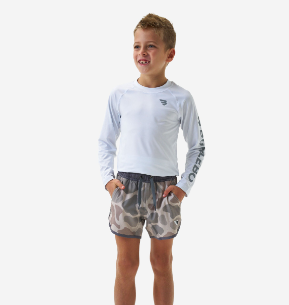 Jumbo Deer Camo Swim Trunks - Burlebo