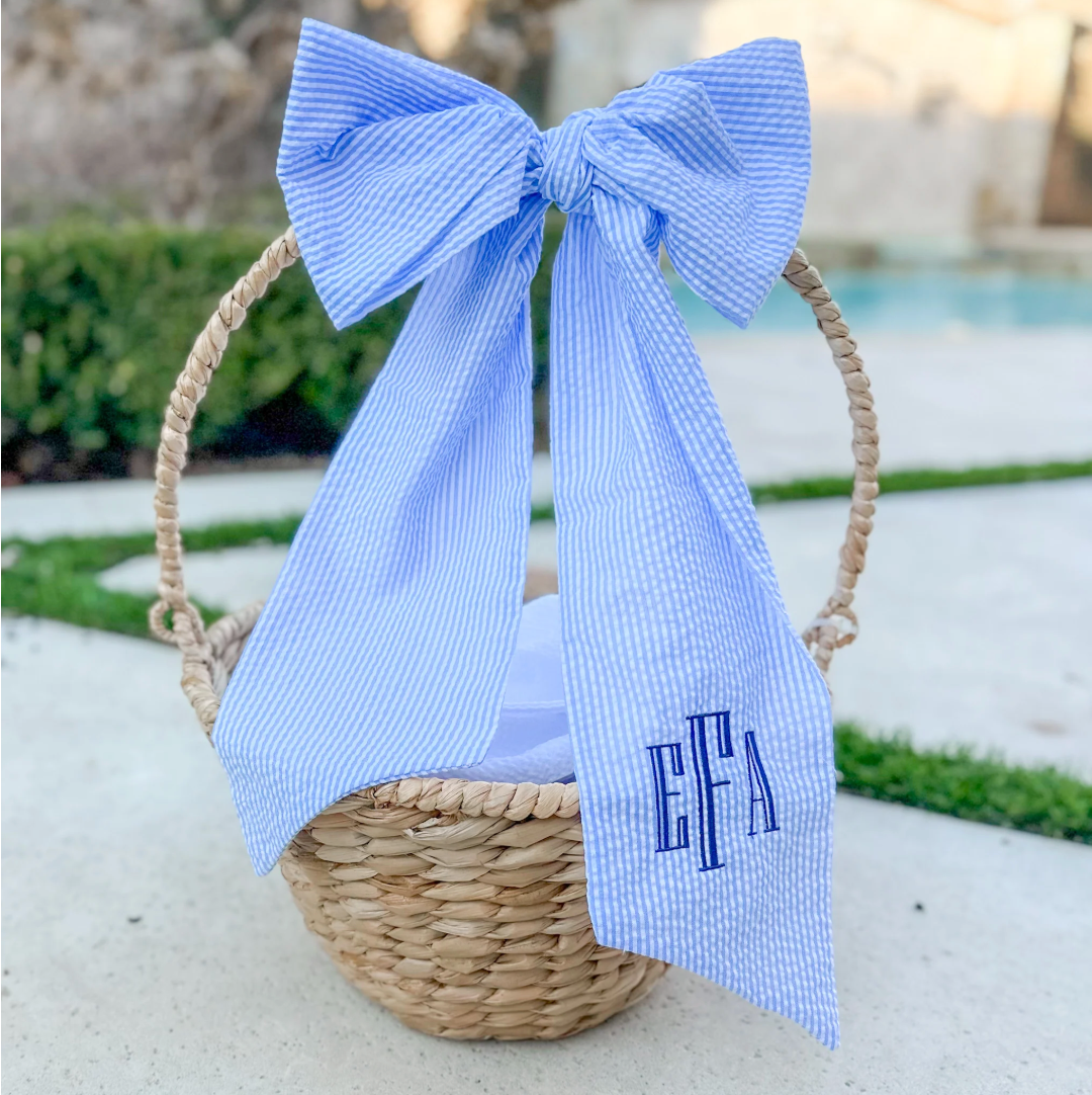 Seersucker Sashes - Bits & Bows