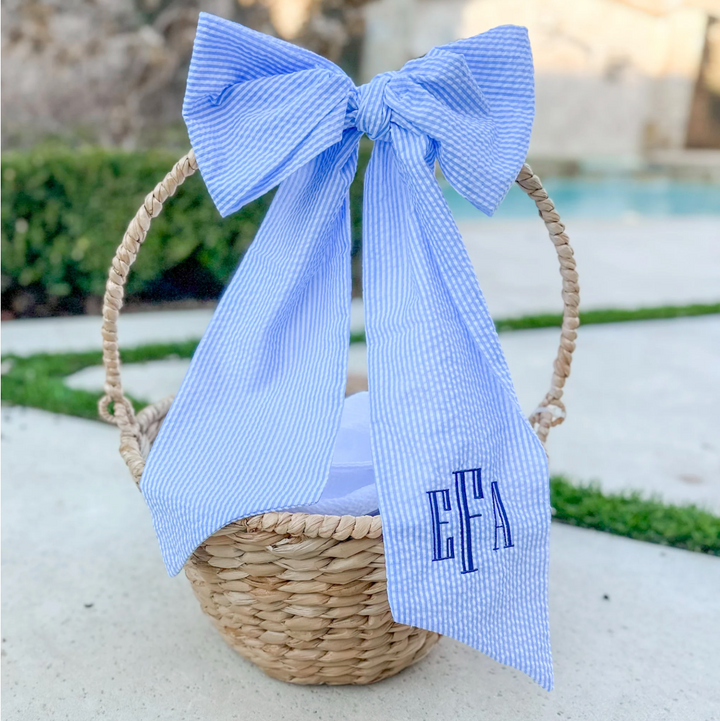 Seersucker Sashes - Bits & Bows