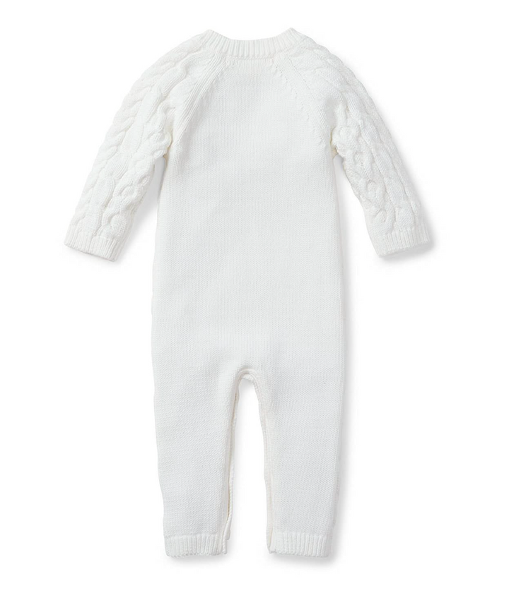 Organic Cable Knit Sweater Romper - Hope & Henry