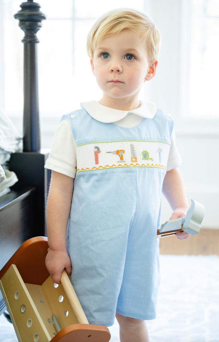 Smocked Tools Boys Jon Jon - Ruth & Ralph