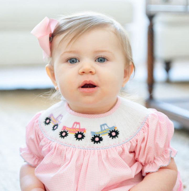 Smocked Monster Trucks Bloomer Set - Ruth & Ralph