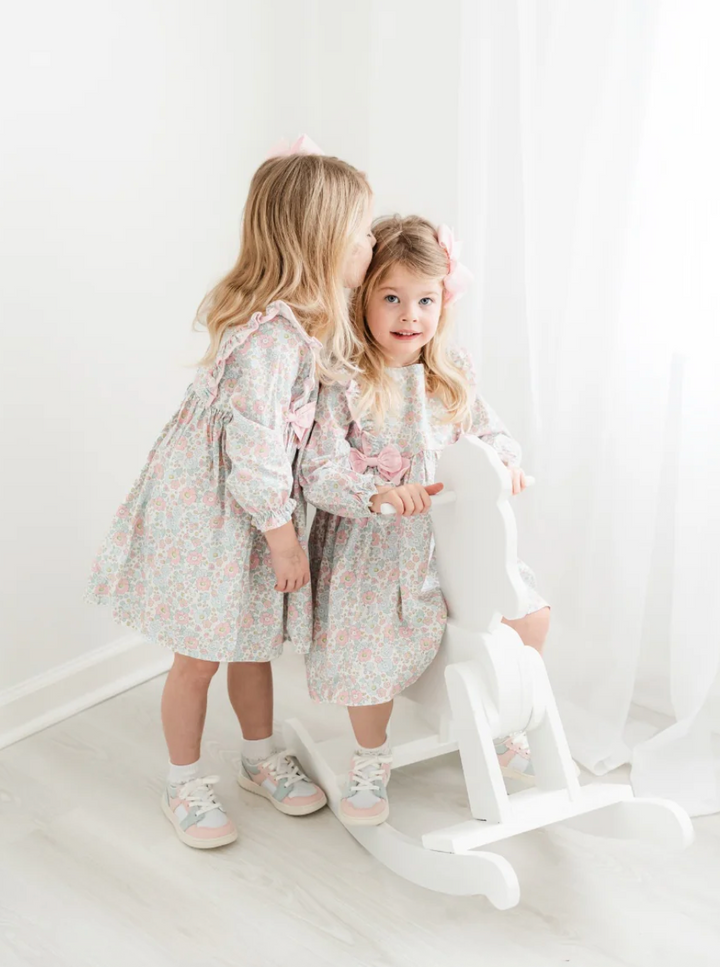 Pink & Sage Scalloped Sneaker - L'Amour
