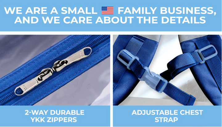 Clear Full Sized Backpack - School Approved