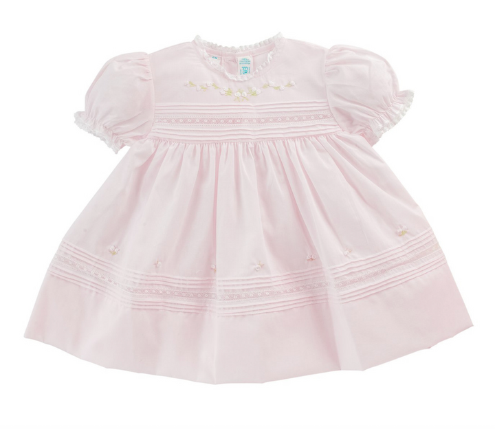 Floral Bullions Lace Heirloom Dress - Feltman Brothers