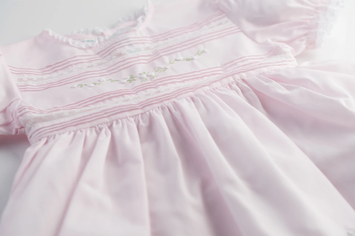 Floral Bullions Lace Heirloom Dress - Feltman Brothers