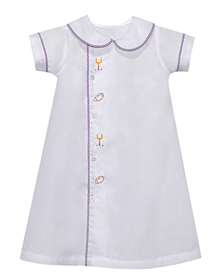 LSU Baby Hand Embroidered Day Gowns - Remember Nguyen