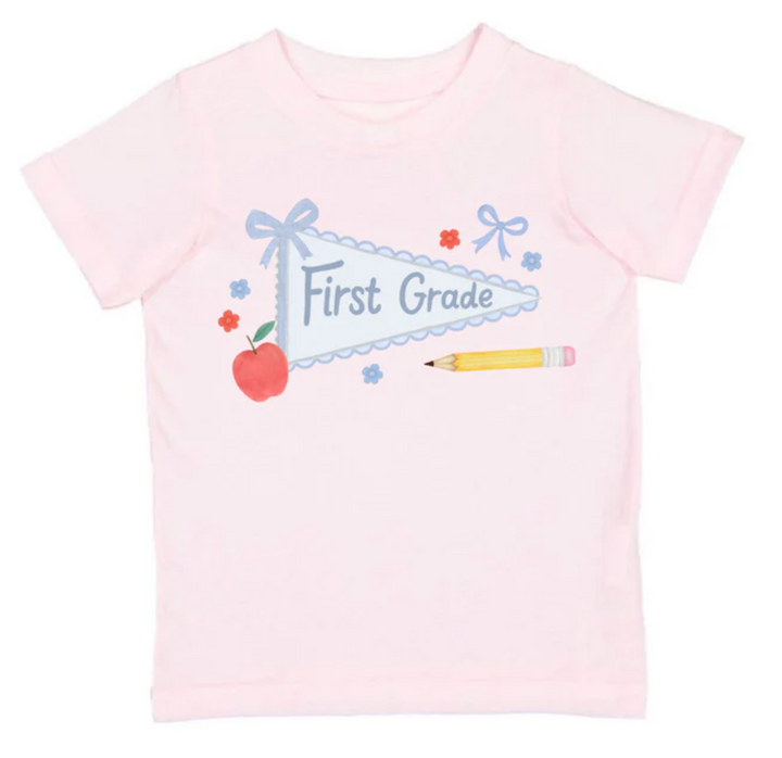 Girls Back To School Grade Shirts - Sweet Wink