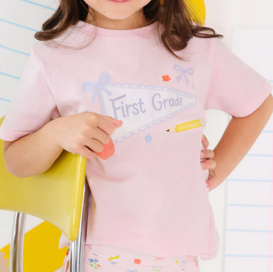 Girls Back To School Grade Shirts - Sweet Wink