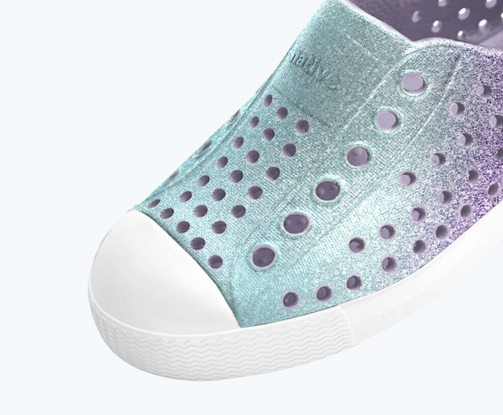 Lavender & Blue Ombre Glitter Native Shoes