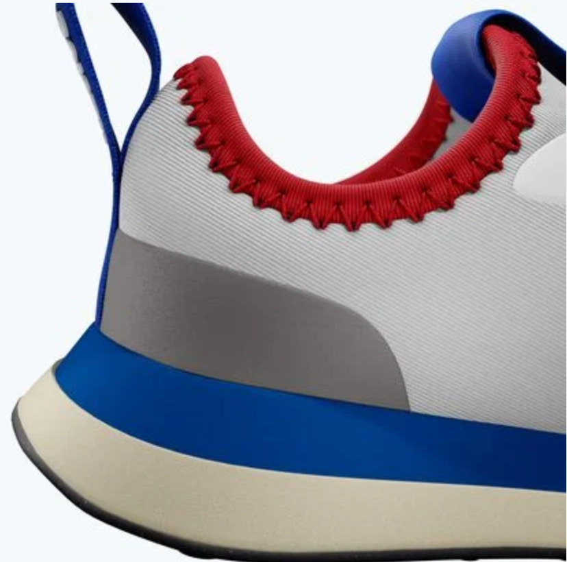 Gray & Blue Robbie Dash Sneaker - Native Shoes