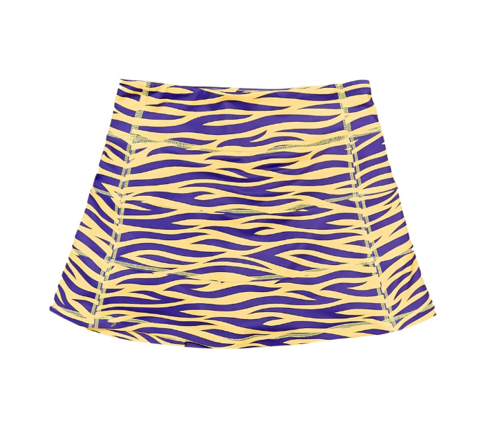 Tiger Stripe Active Skort Set - Belle Cher