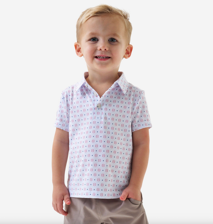 Youth Baseball Performance Polo - Burlebo