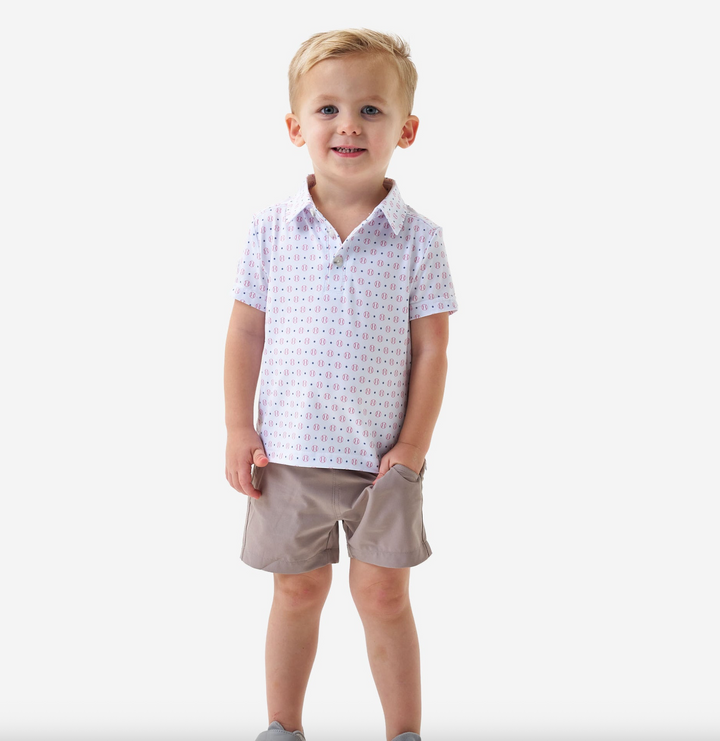 Youth Baseball Performance Polo - Burlebo