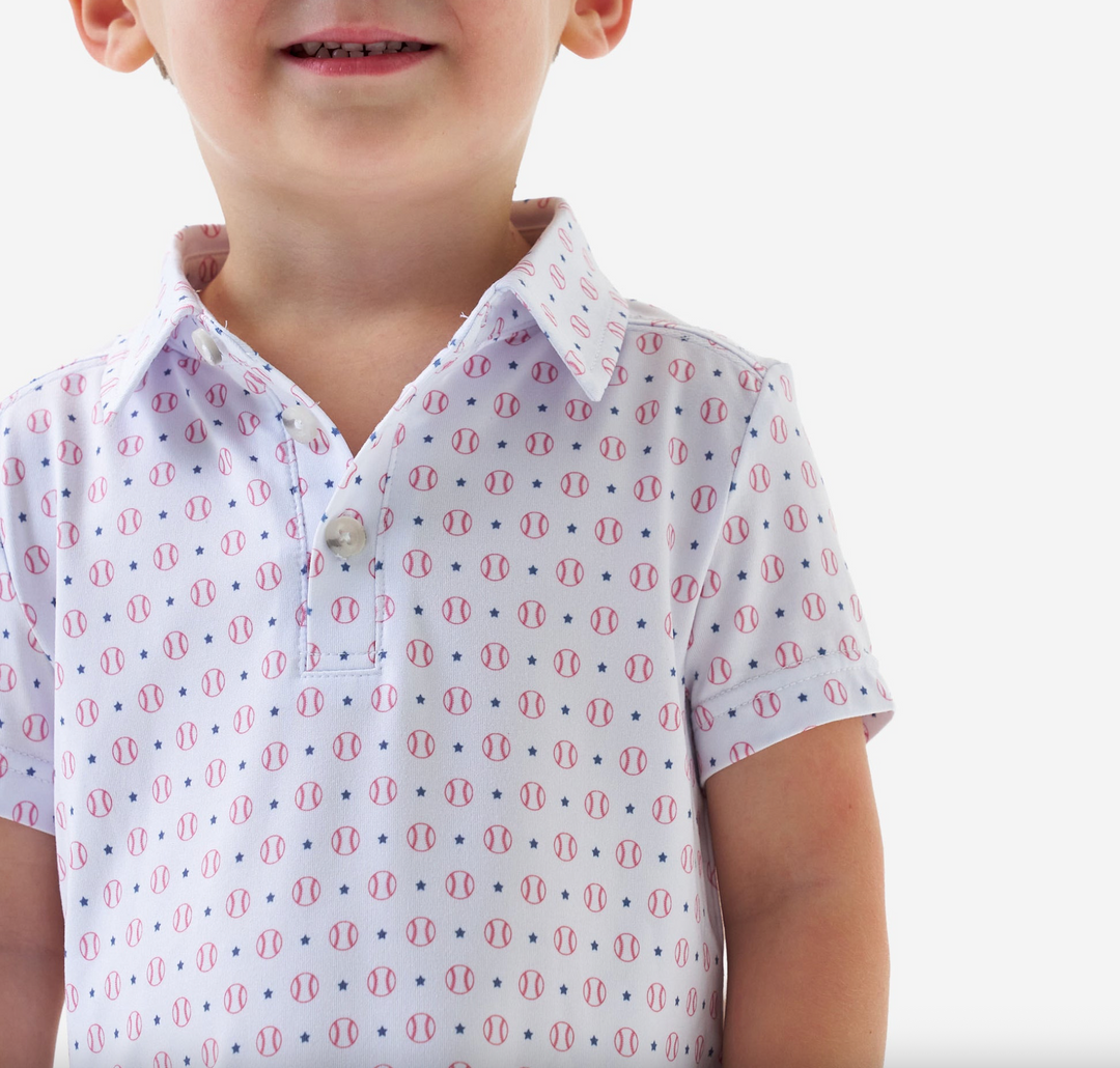 Youth Baseball Performance Polo - Burlebo