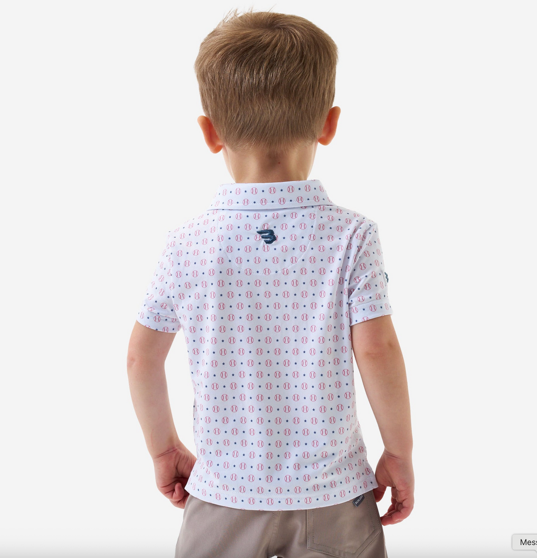 Youth Baseball Performance Polo - Burlebo