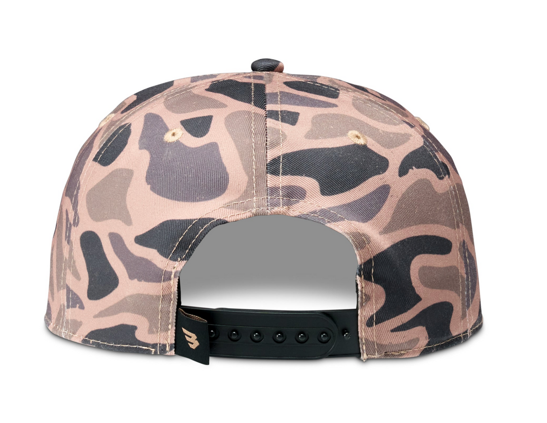 Youth Rope Hat - Antler Patch - Gauge Camo - Burlebo