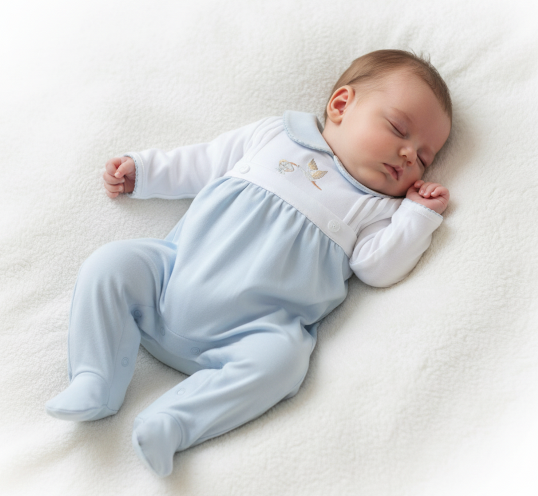 Welcome Baby Boy Footie - Baby Loren