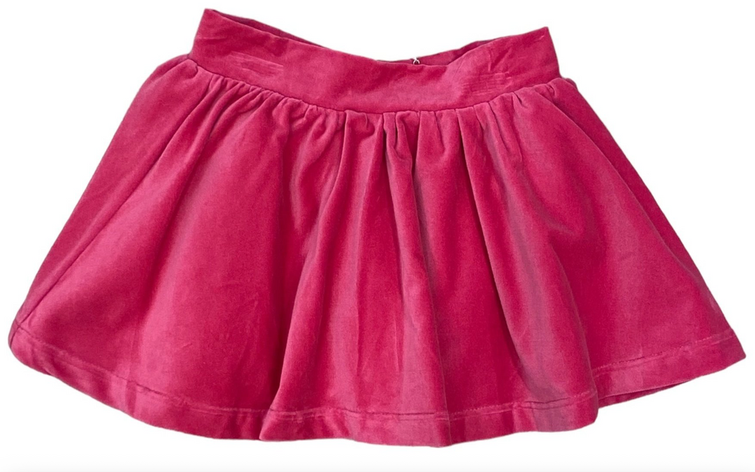 Sequin Nutcracker Shirt & Pink Velvet Skirt - Lulu Bebe