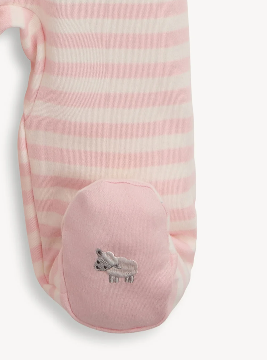 Magnetic Pink Stripe Kimono Set - Magnetic Me
