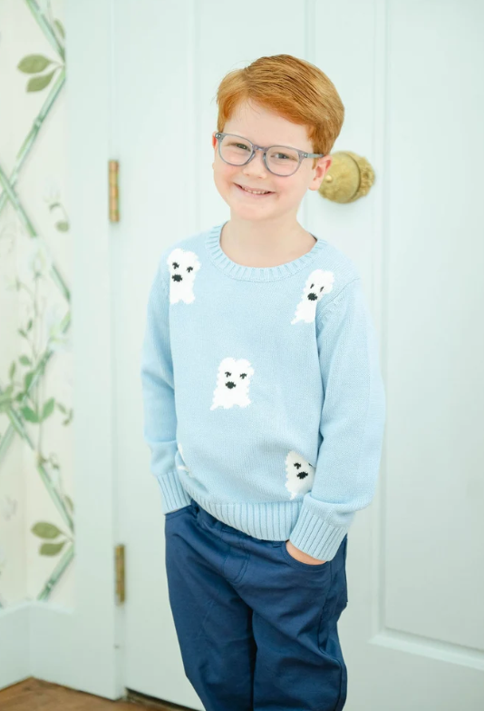 Blue Ghost Sweater - Ruth & Ralph