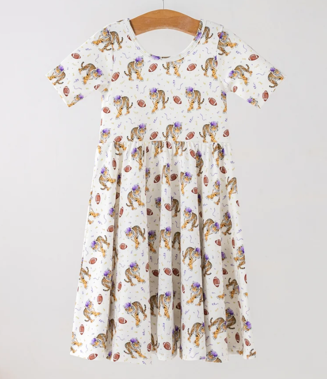Kickoff in Louisiana Organic Cotton Dress - Nola Tawk