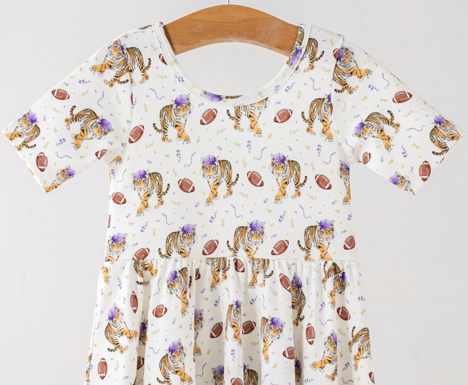 Kickoff in Louisiana Organic Cotton Dress - Nola Tawk