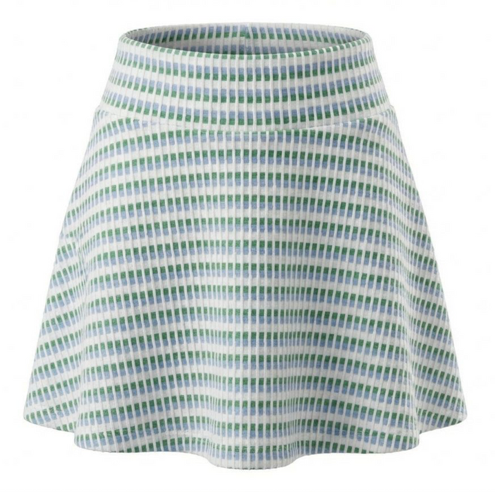 Blue/Green Skirt Set - Pleat