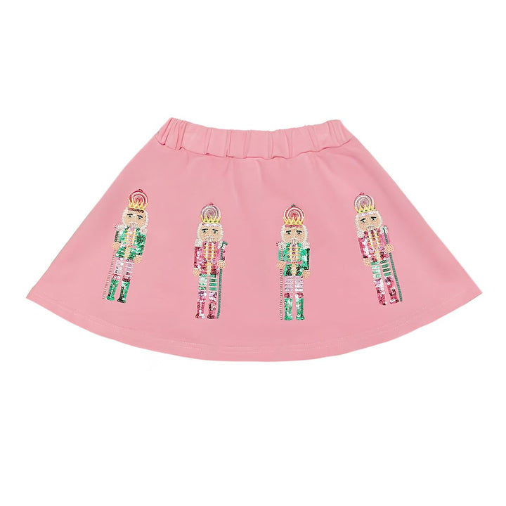 pink skirt with sequin nutcracker