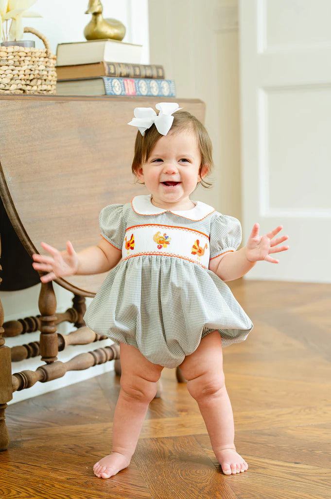 Smocked Thanksgiving Turkey Apparel Collection - Ruth & Ralph