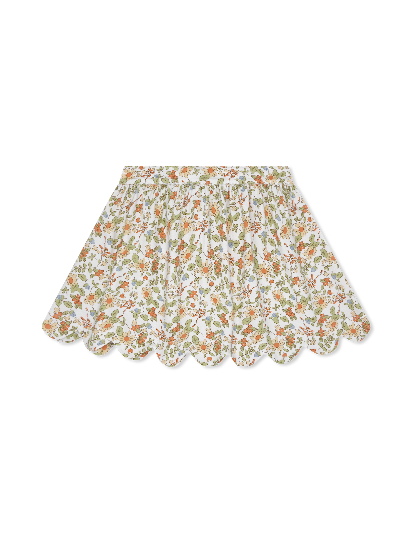 Autumn Floral Scallop Skirt - Lullaby Set
