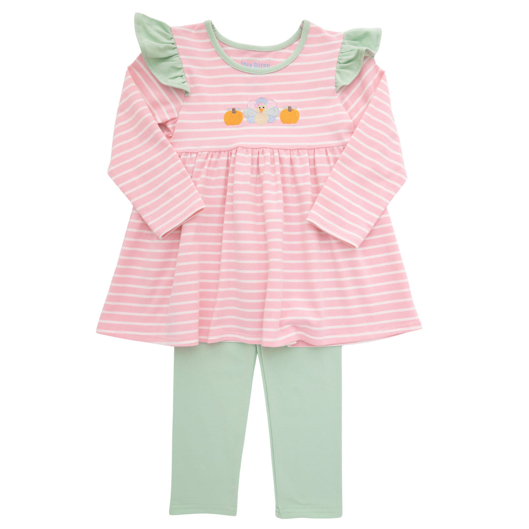 Turkey Ruffle Pant Set - Itsy Bitsy