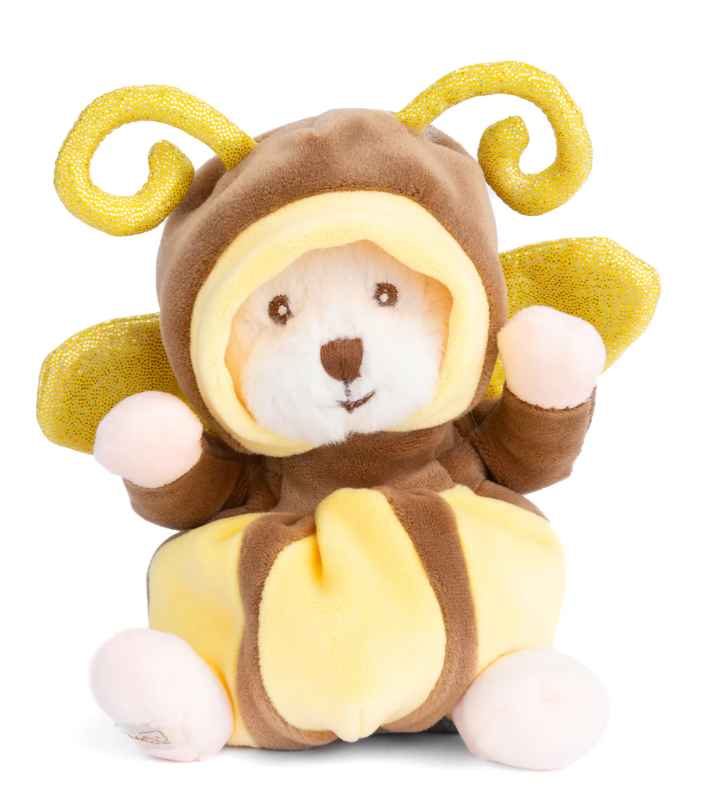 Plush toy bear dressed in a butterfly costume. Ziggy collection from Bukowski Bears