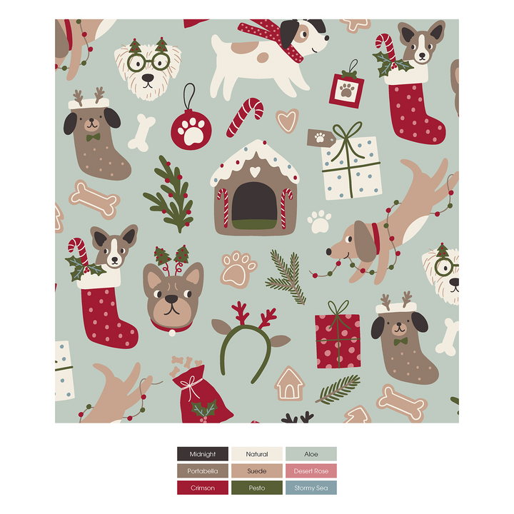 Christmas Dogs Bamboo Pajamas - KicKee