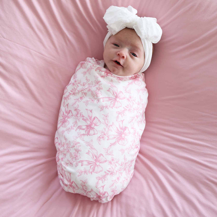 Fancy Frills Oversized Swaddle Blanket - Caden Lane