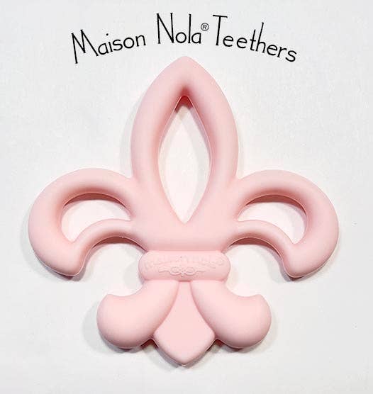 Fleur De Lis Baby Teether - Maison Nola