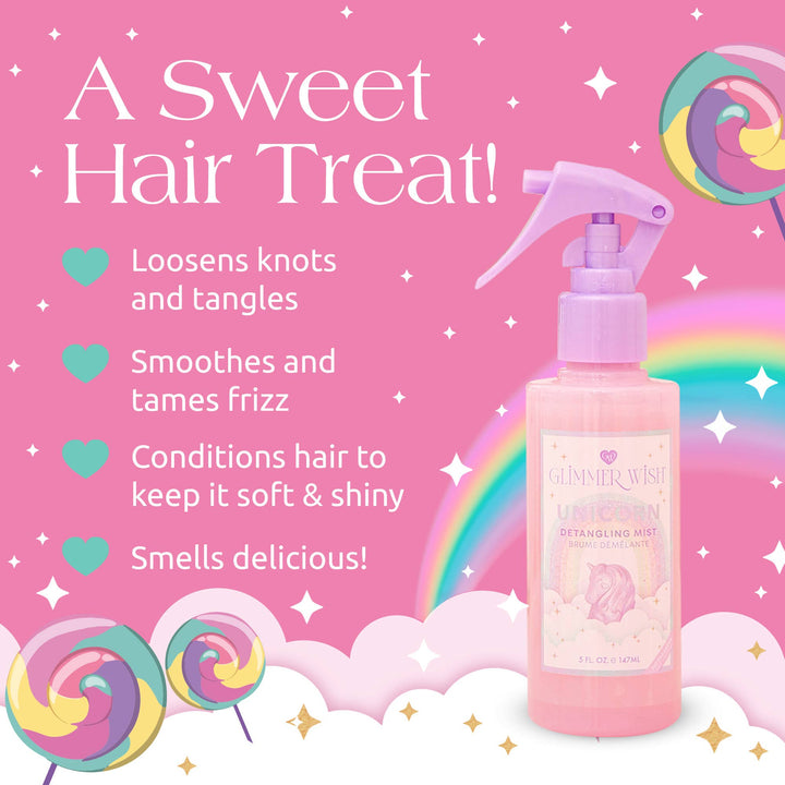 Unicorn Hair Detangling Spray - Glimmer Wish