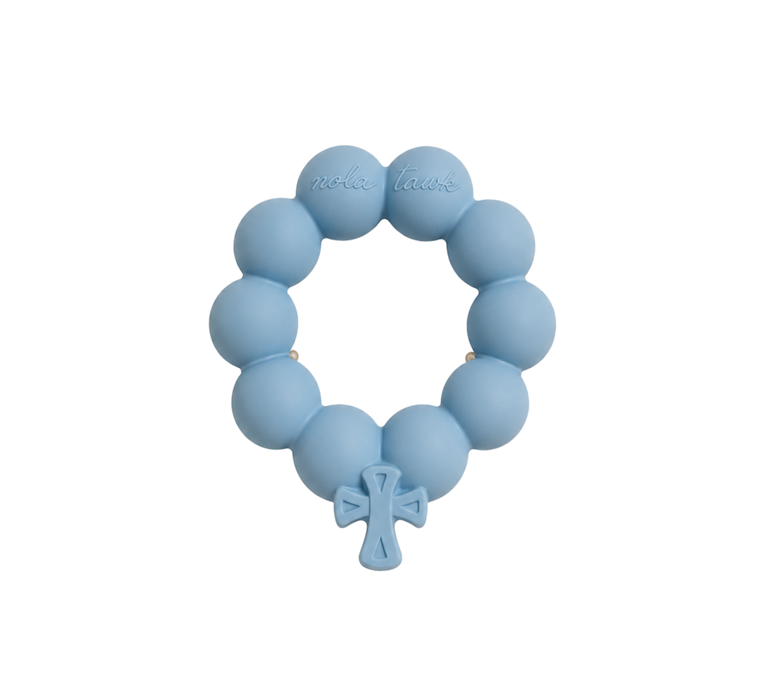 Blue Blessing Beads Teether - Nola Tawk