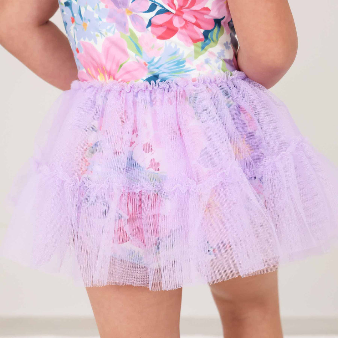 Lavender Wildflower Leotard - Caden Lane
