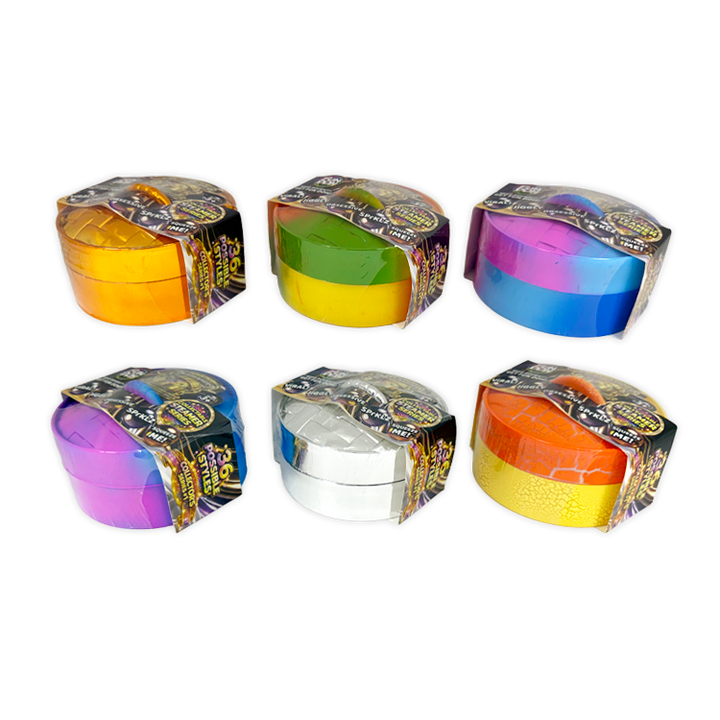Set of colorful dumpling mystery in packaging on a white background