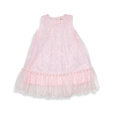 Sequin Layer Dress ( 2 Colors): Pink & Purple - Doe a Dear