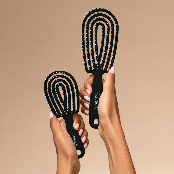 KITSCH - Mini Black Detangling Flexi Brush