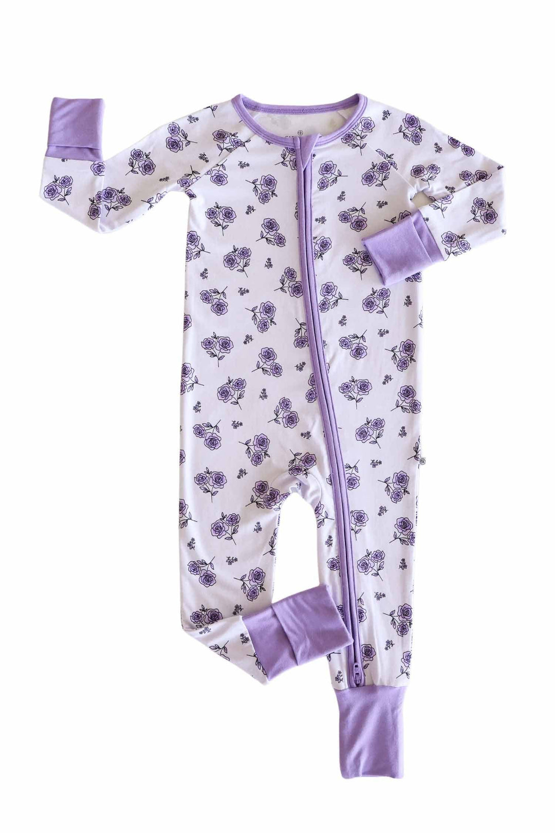 Amethyst Garden Convertible Zip Romper - Caden Lane -