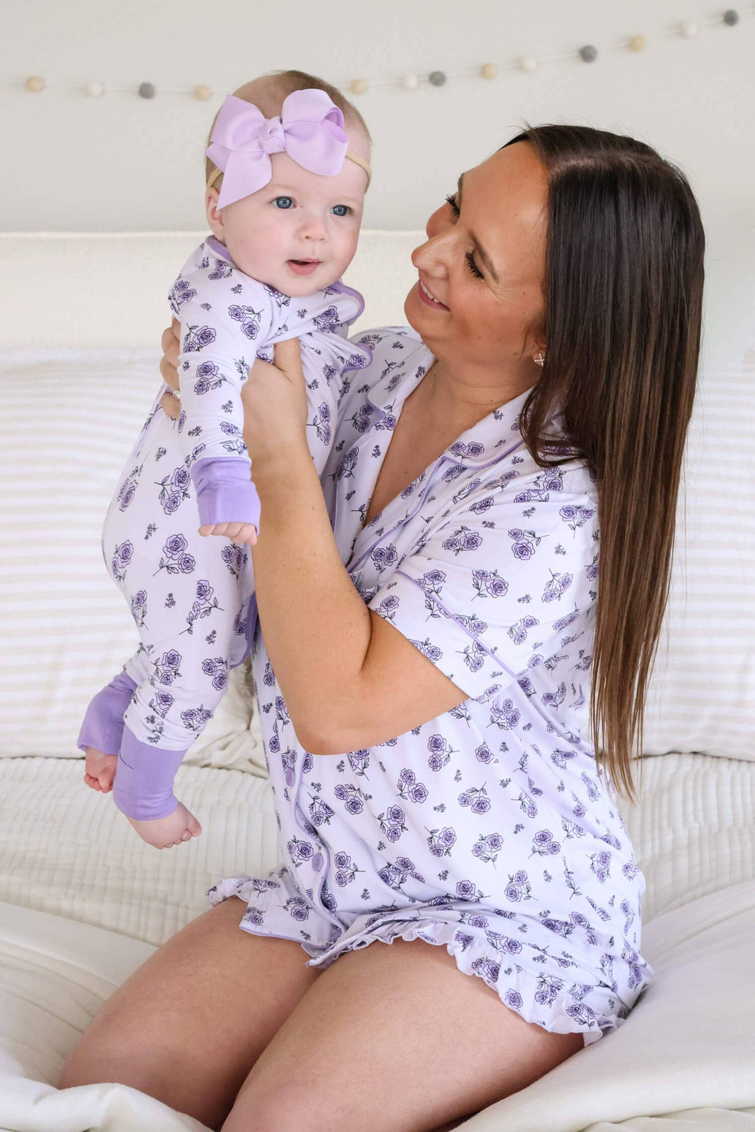 Amethyst Garden Convertible Zip Romper - Caden Lane -